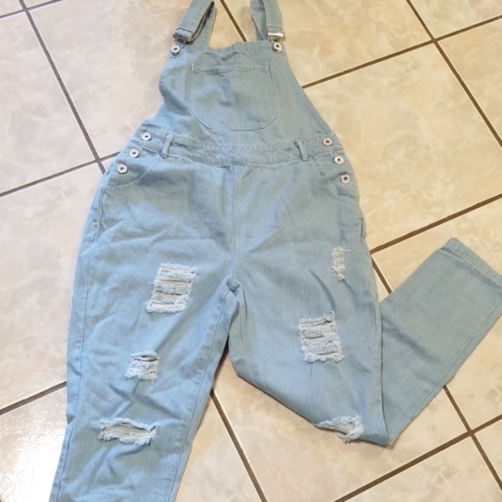 Denim Overalls